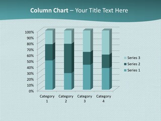 Turquoise Art Abstract PowerPoint Template