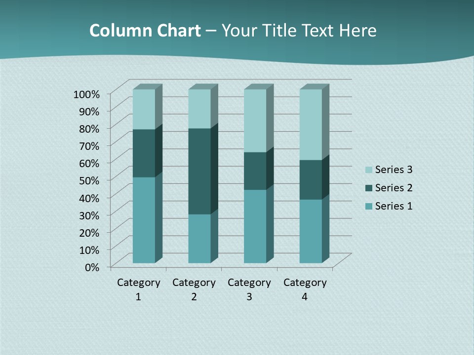 Turquoise Art Abstract PowerPoint Template