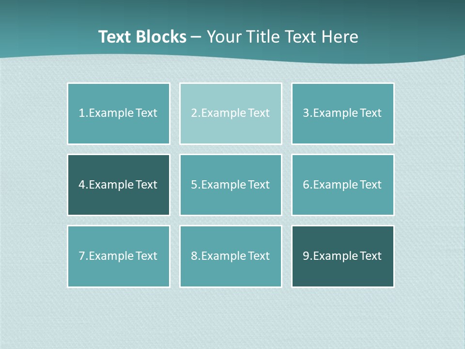 Turquoise Art Abstract PowerPoint Template