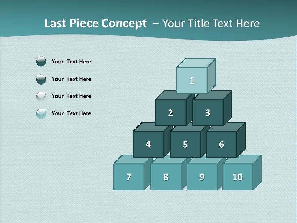 Turquoise Art Abstract PowerPoint Template