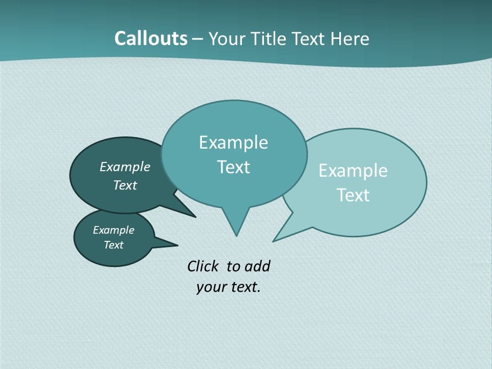 Turquoise Art Abstract PowerPoint Template