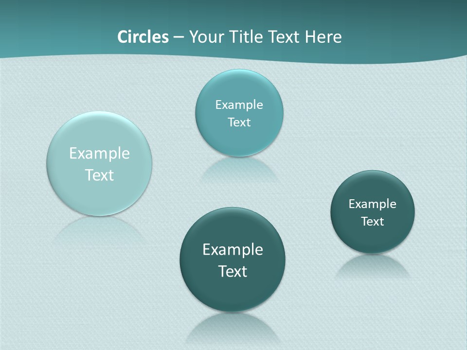 Turquoise Art Abstract PowerPoint Template