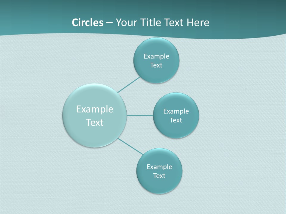 Turquoise Art Abstract PowerPoint Template