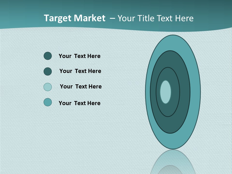 Turquoise Art Abstract PowerPoint Template