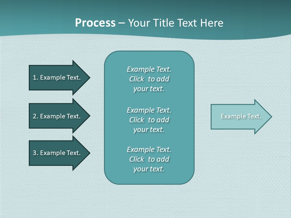 Turquoise Art Abstract PowerPoint Template