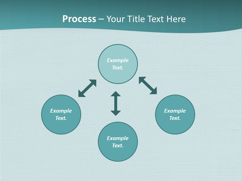Turquoise Art Abstract PowerPoint Template