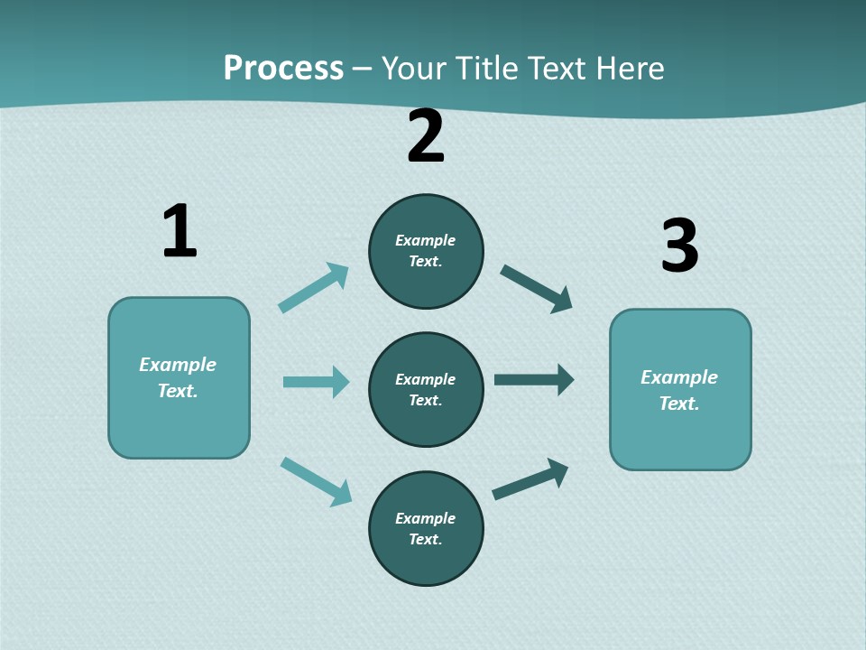 Turquoise Art Abstract PowerPoint Template
