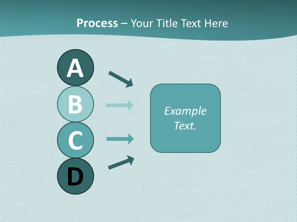 Turquoise Art Abstract PowerPoint Template