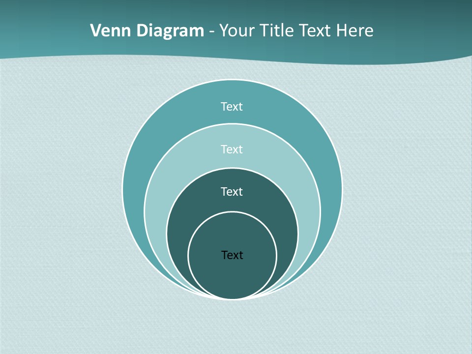Turquoise Art Abstract PowerPoint Template