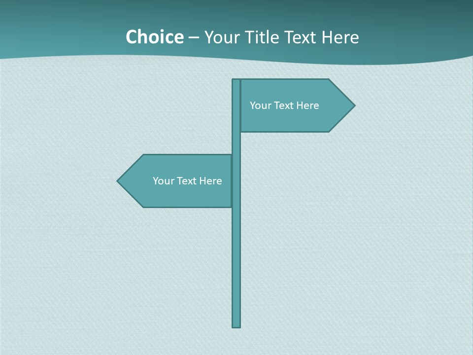 Turquoise Art Abstract PowerPoint Template