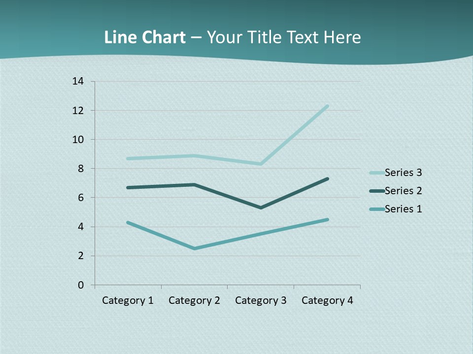 Turquoise Art Abstract PowerPoint Template