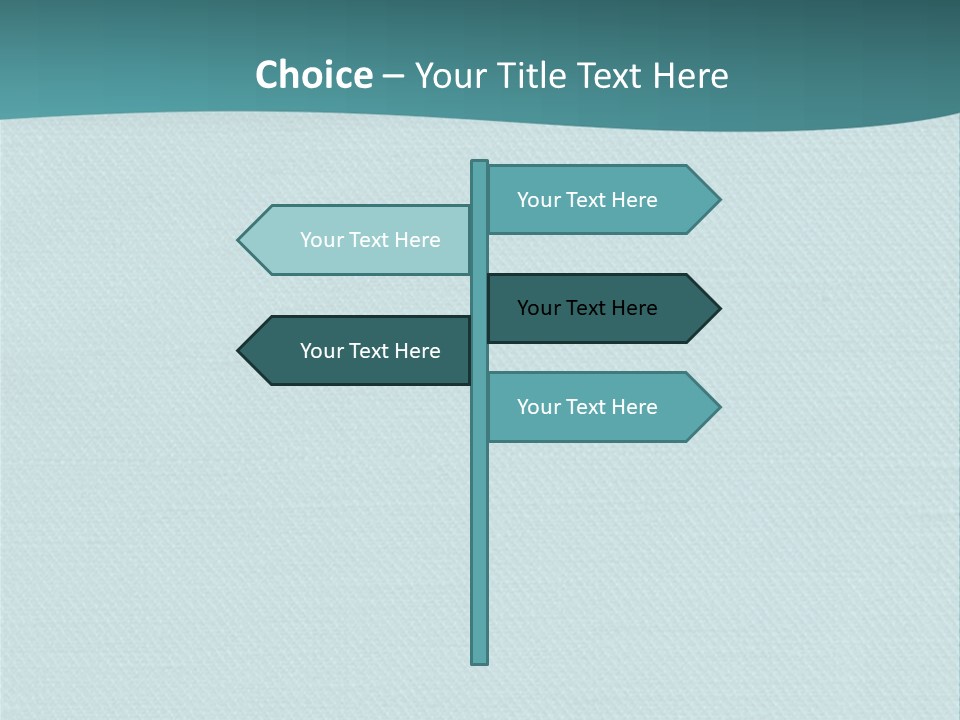 Turquoise Art Abstract PowerPoint Template