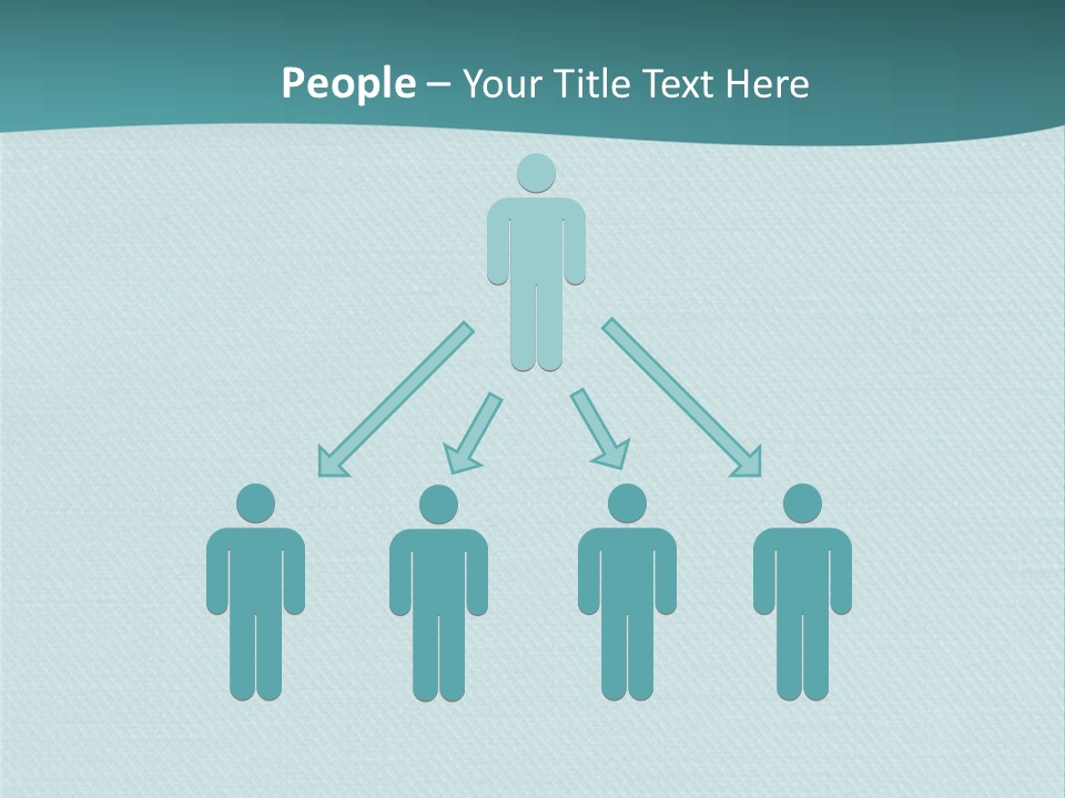 Turquoise Art Abstract PowerPoint Template