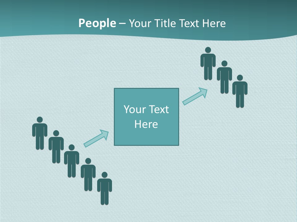 Turquoise Art Abstract PowerPoint Template