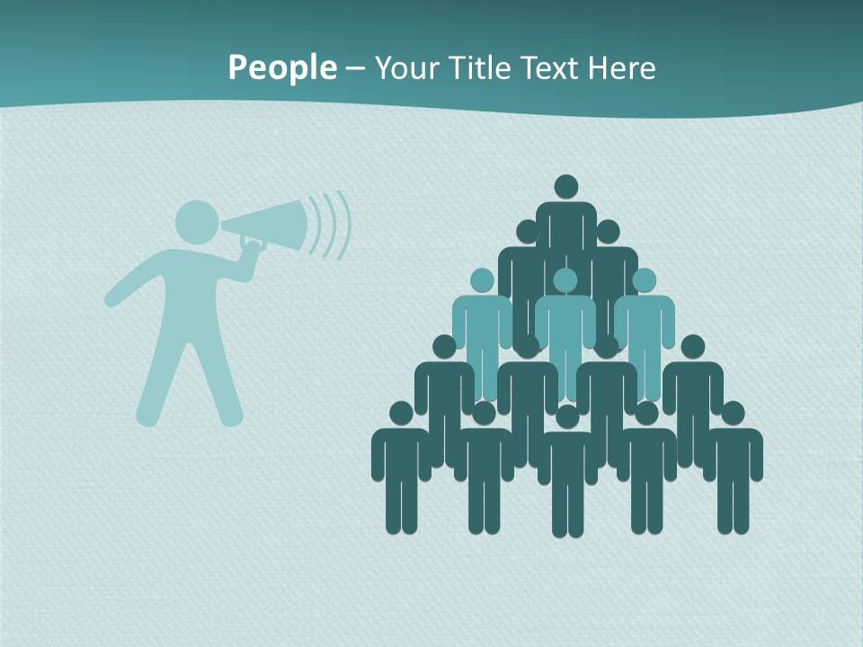 Turquoise Art Abstract PowerPoint Template