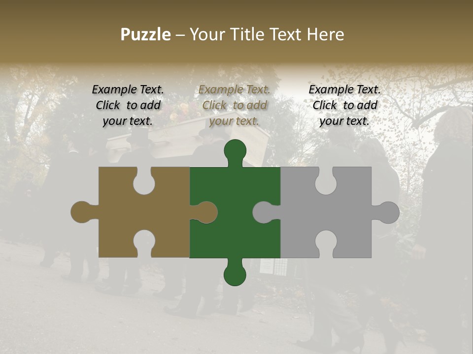 Yellow Forest Image PowerPoint Template