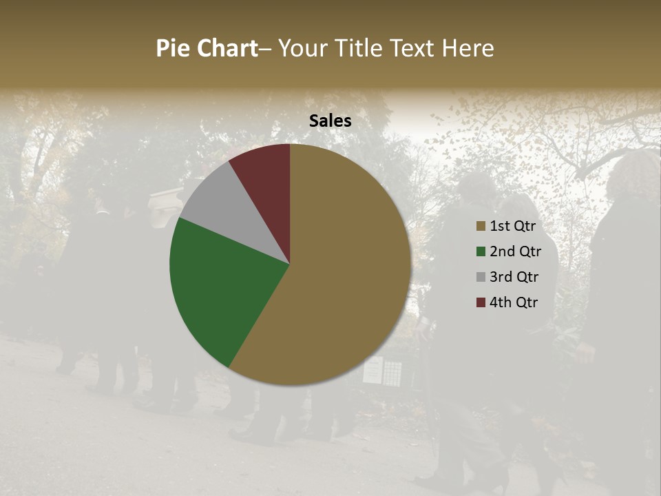 Yellow Forest Image PowerPoint Template
