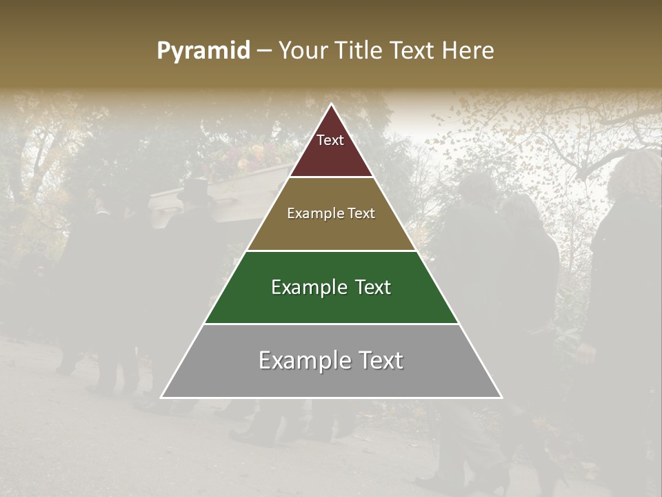 Yellow Forest Image PowerPoint Template