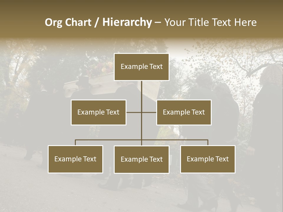 Yellow Forest Image PowerPoint Template