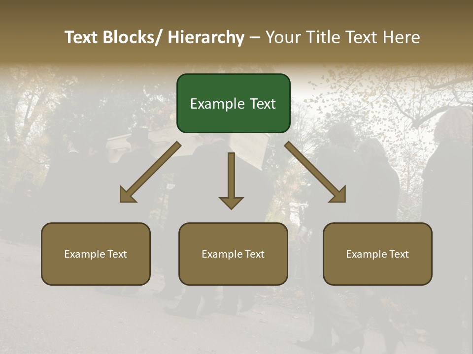 Yellow Forest Image PowerPoint Template