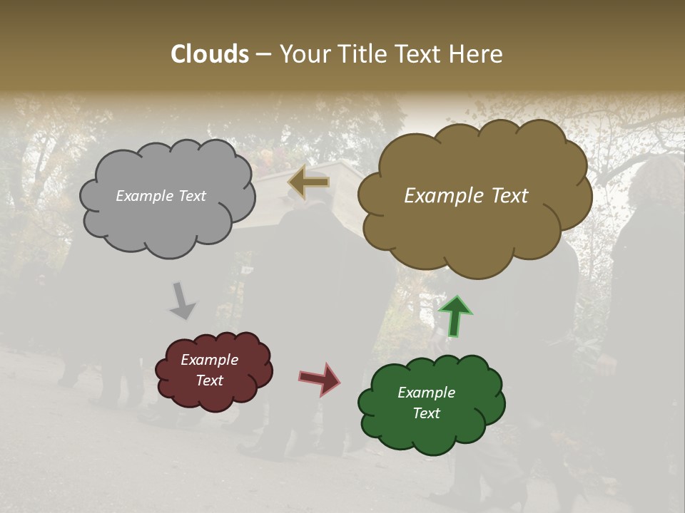 Yellow Forest Image PowerPoint Template