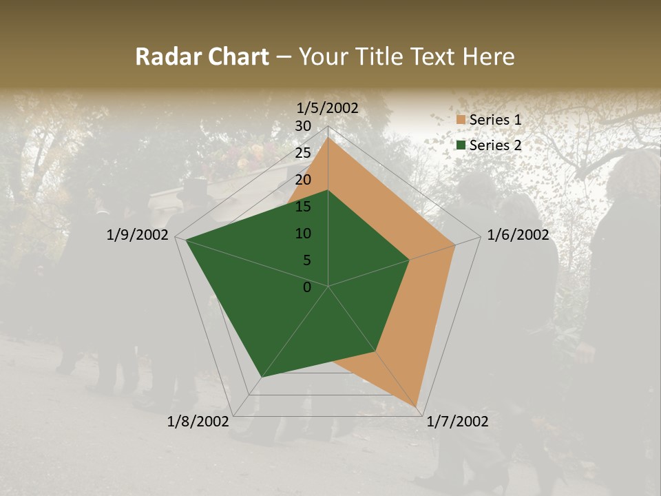 Yellow Forest Image PowerPoint Template