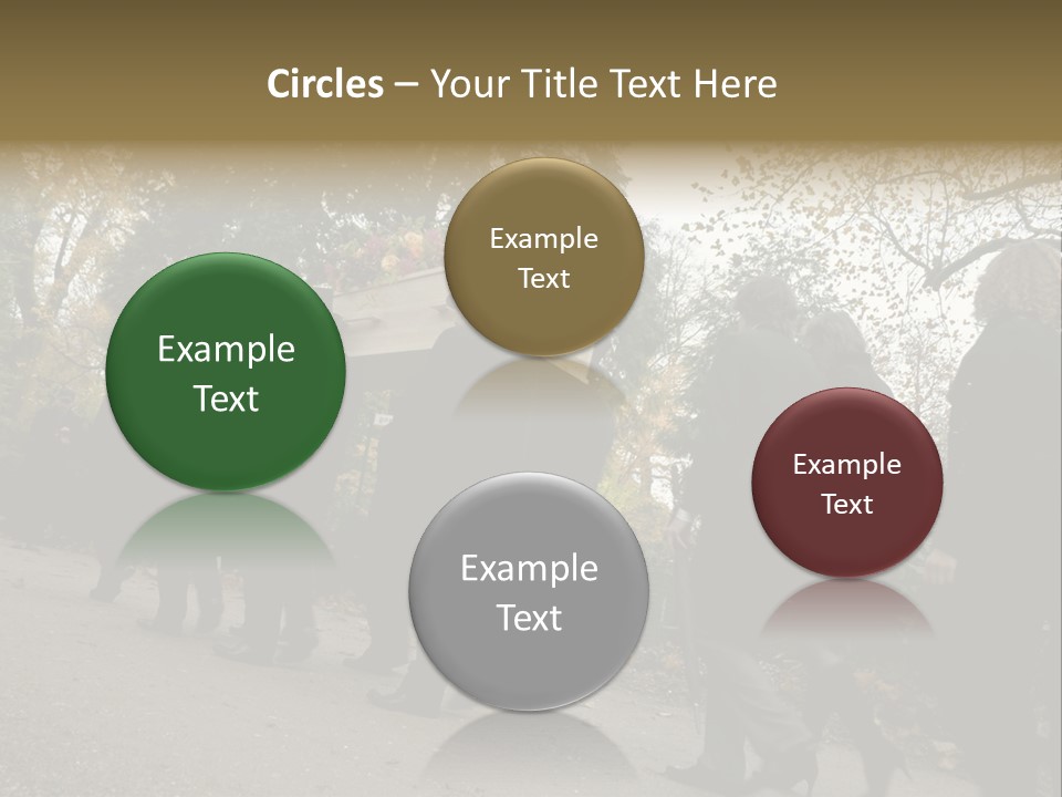 Yellow Forest Image PowerPoint Template