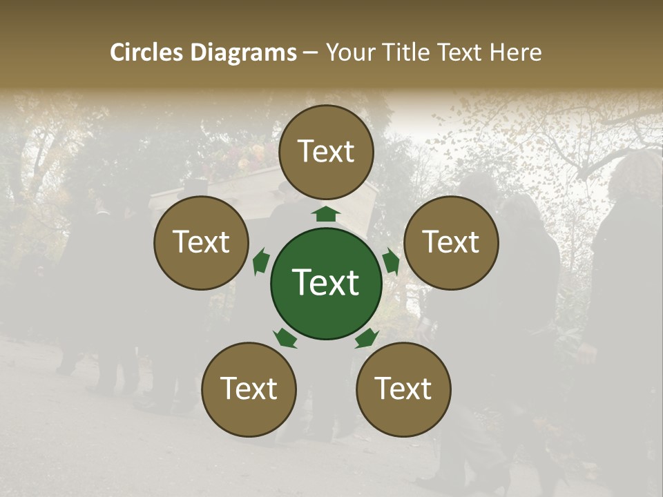 Yellow Forest Image PowerPoint Template