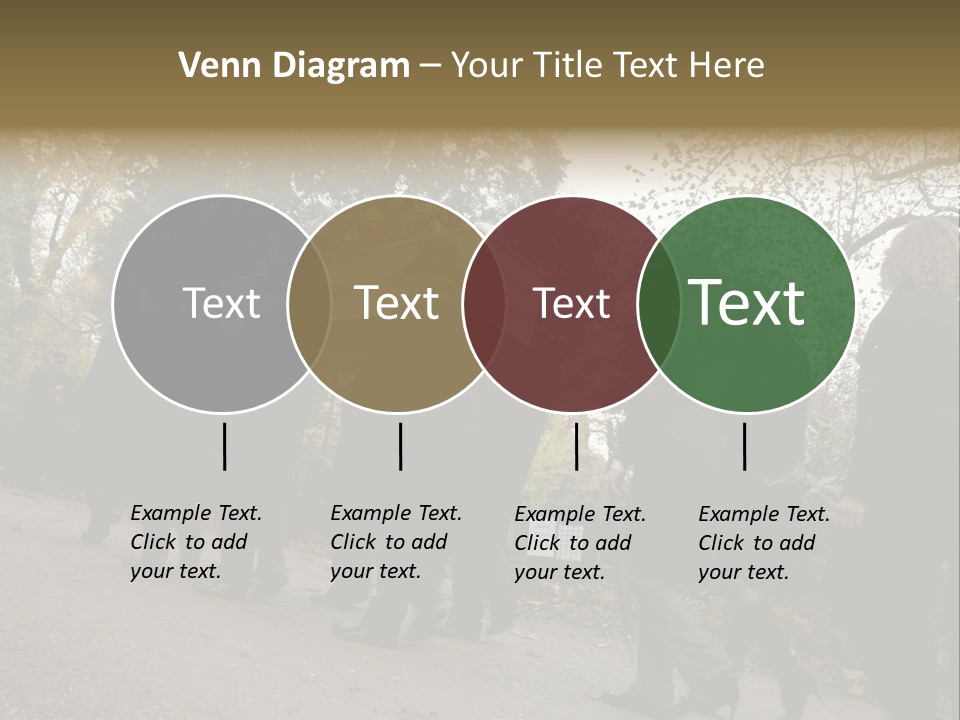 Yellow Forest Image PowerPoint Template