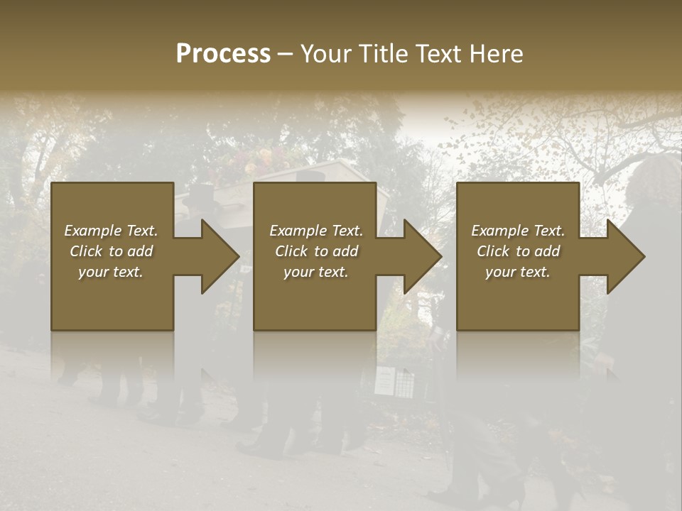 Yellow Forest Image PowerPoint Template