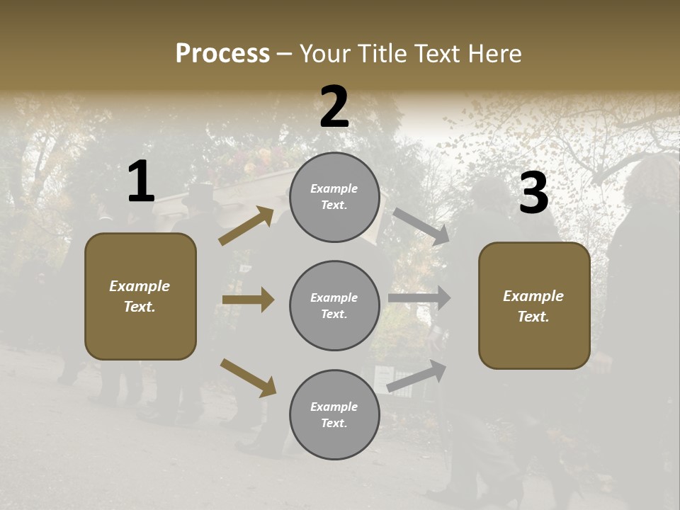 Yellow Forest Image PowerPoint Template