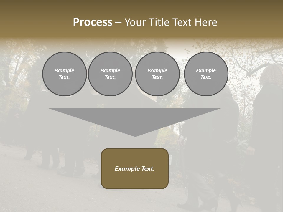 Yellow Forest Image PowerPoint Template