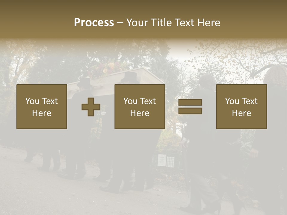 Yellow Forest Image PowerPoint Template