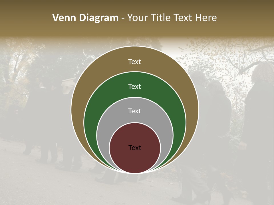 Yellow Forest Image PowerPoint Template