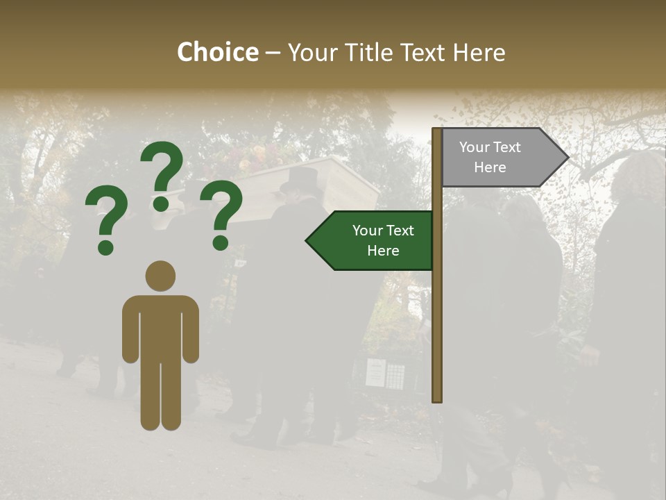 Yellow Forest Image PowerPoint Template