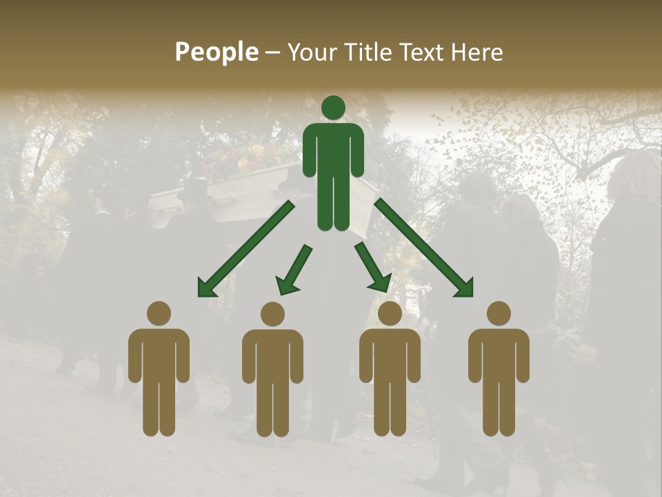 Yellow Forest Image PowerPoint Template