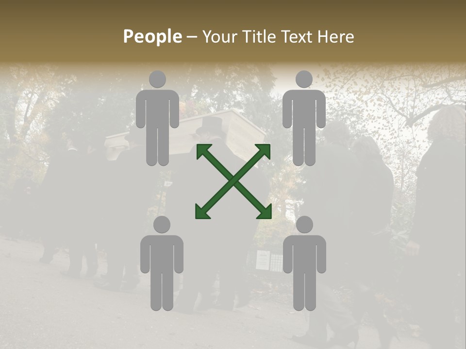 Yellow Forest Image PowerPoint Template