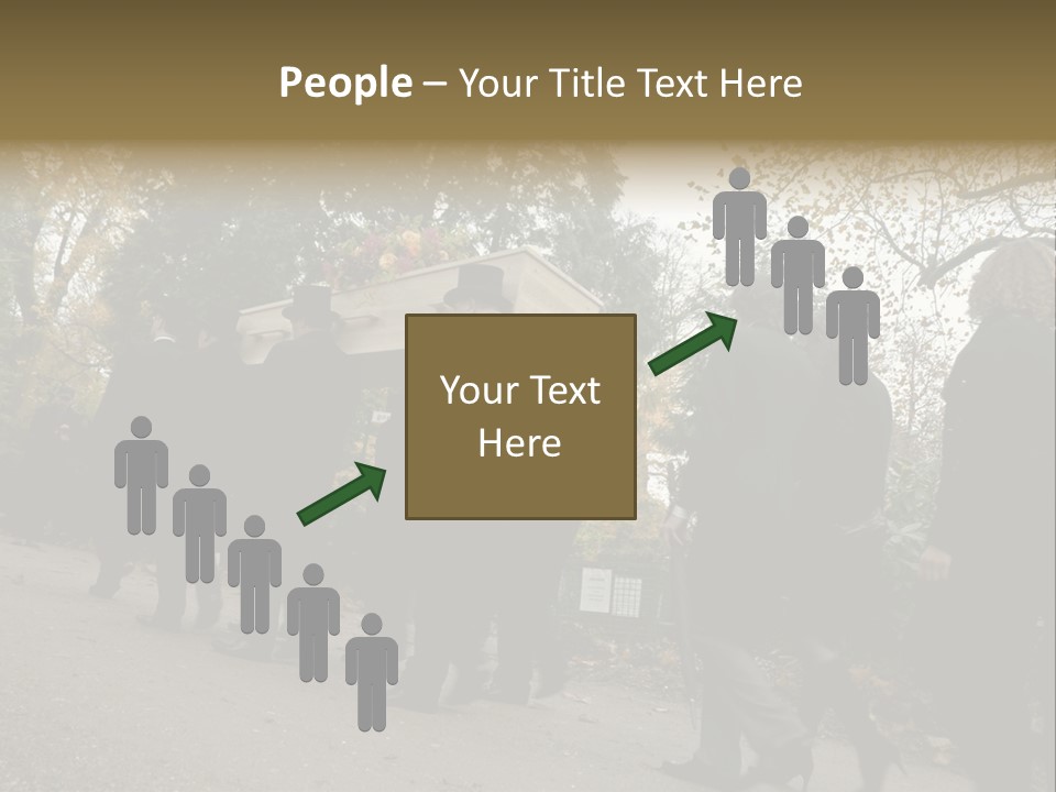 Yellow Forest Image PowerPoint Template