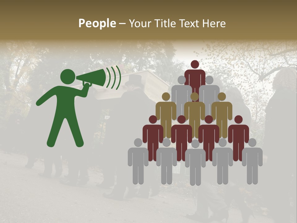 Yellow Forest Image PowerPoint Template