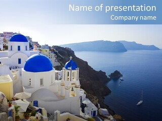 Hill Resort Dome PowerPoint Template