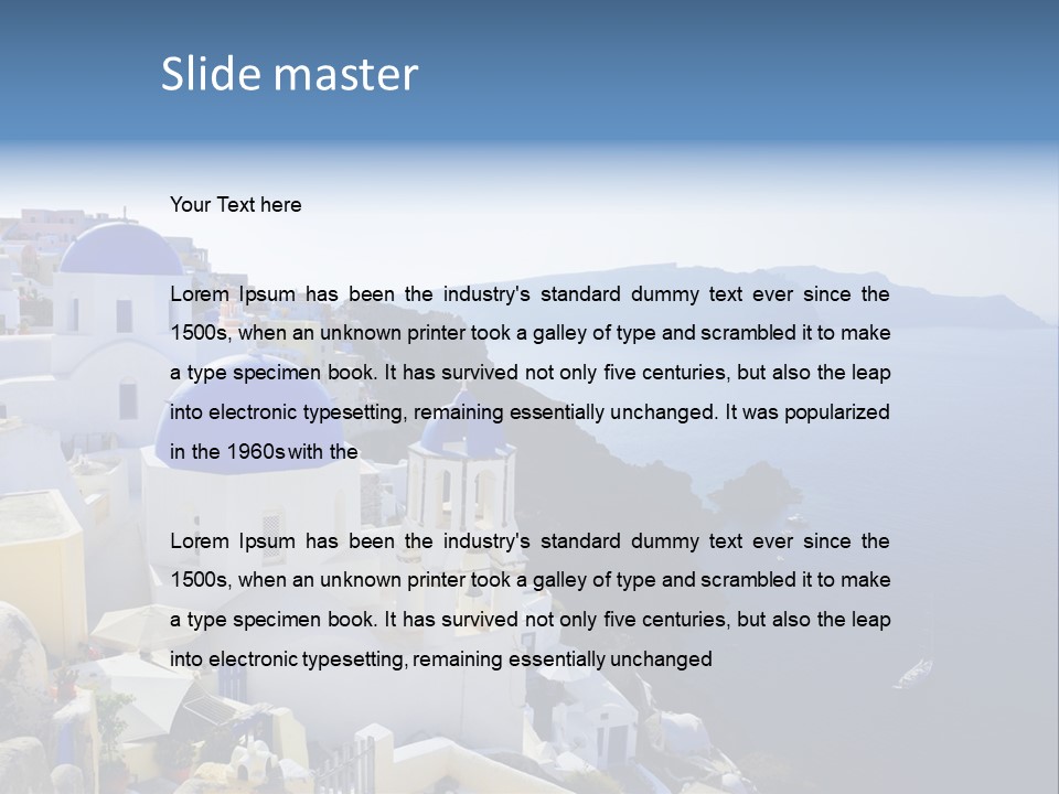 Hill Resort Dome PowerPoint Template