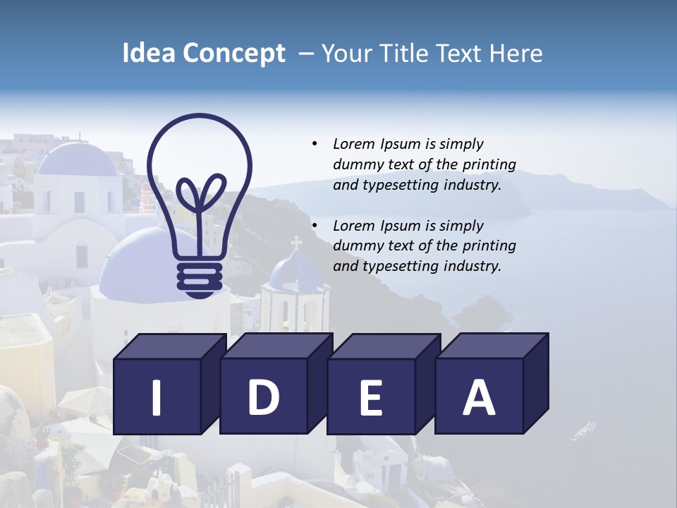 Hill Resort Dome PowerPoint Template