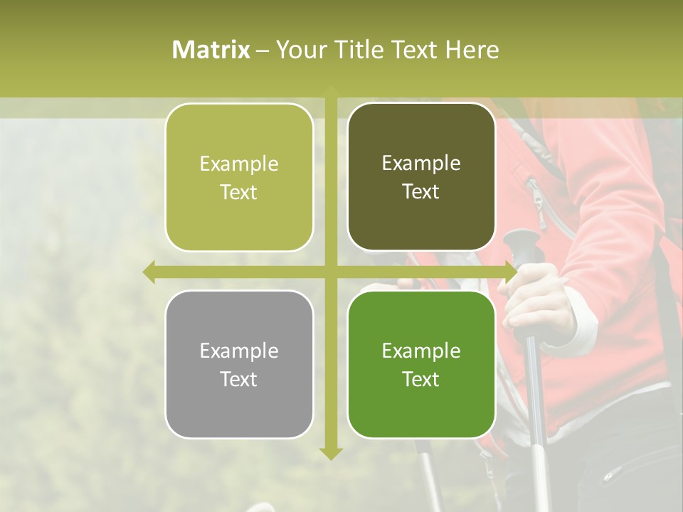 Hiking  Person PowerPoint Template