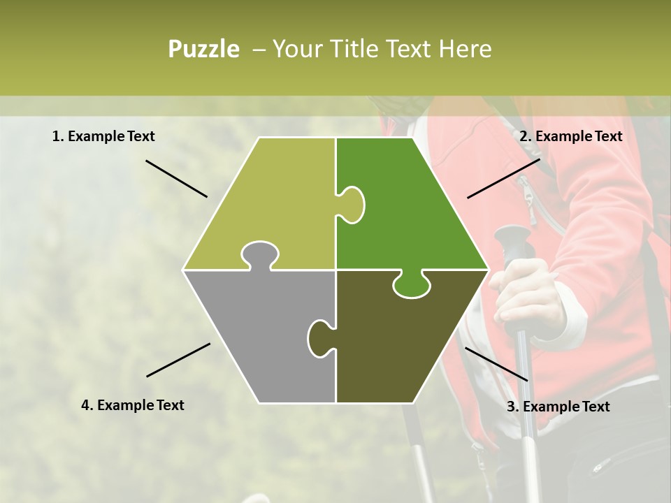 Hiking  Person PowerPoint Template