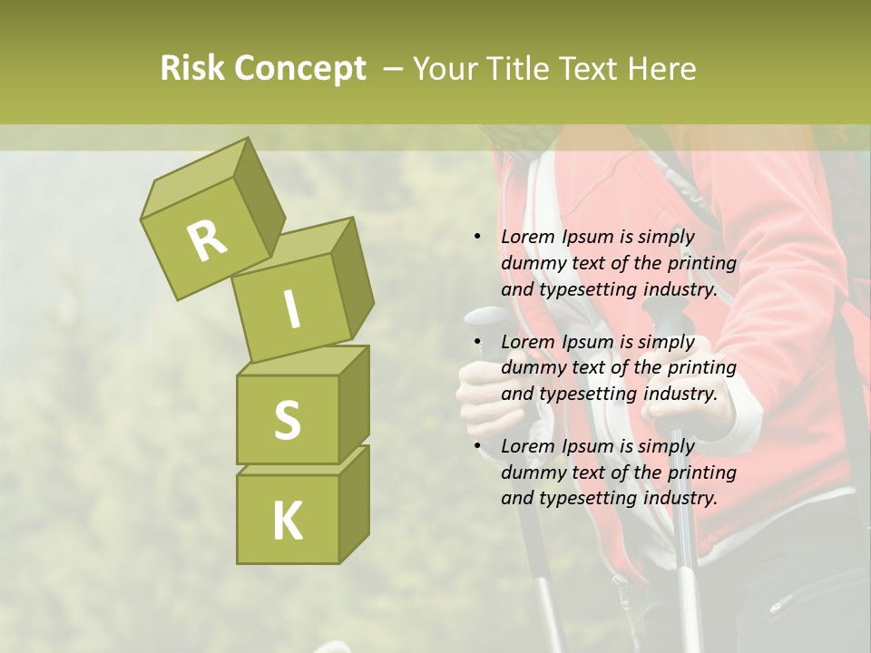 Hiking  Person PowerPoint Template