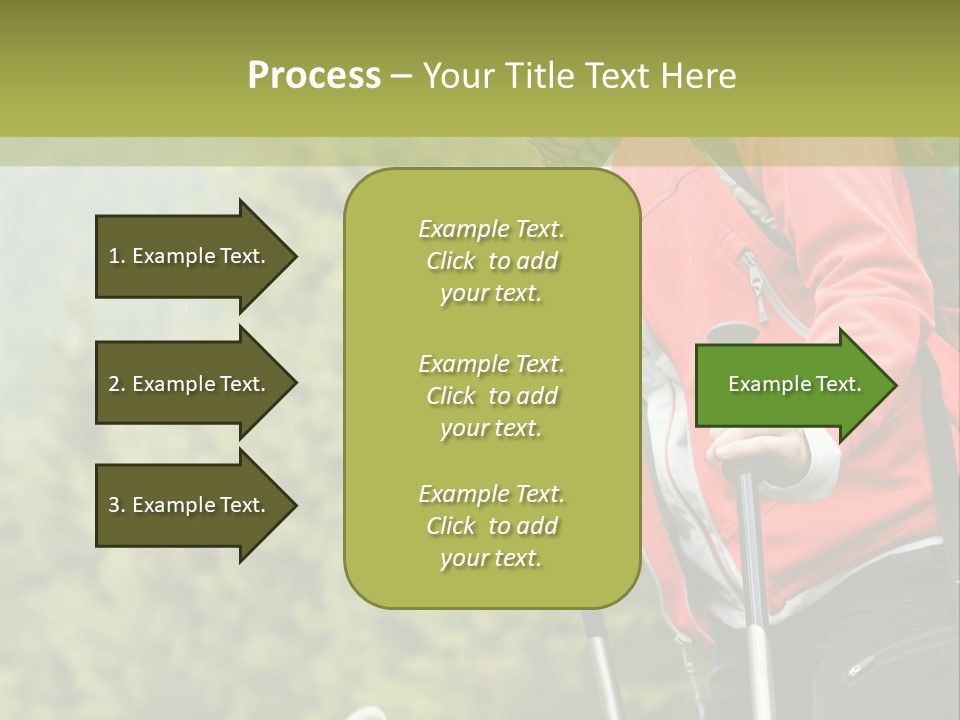 Hiking  Person PowerPoint Template