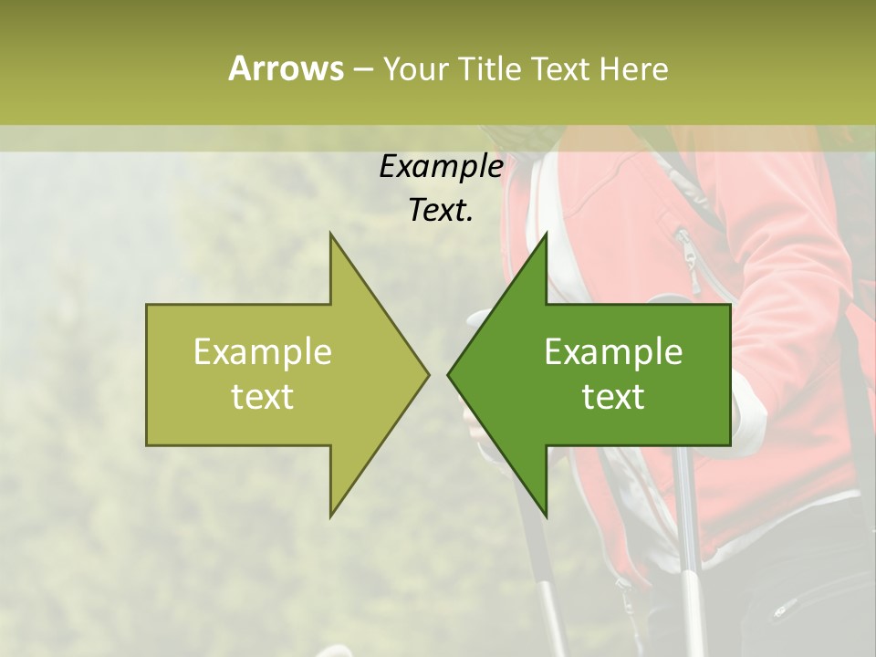 Hiking  Person PowerPoint Template