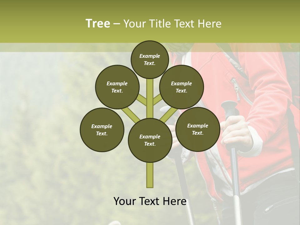 Hiking  Person PowerPoint Template