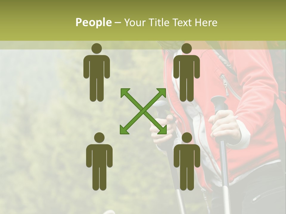 Hiking  Person PowerPoint Template