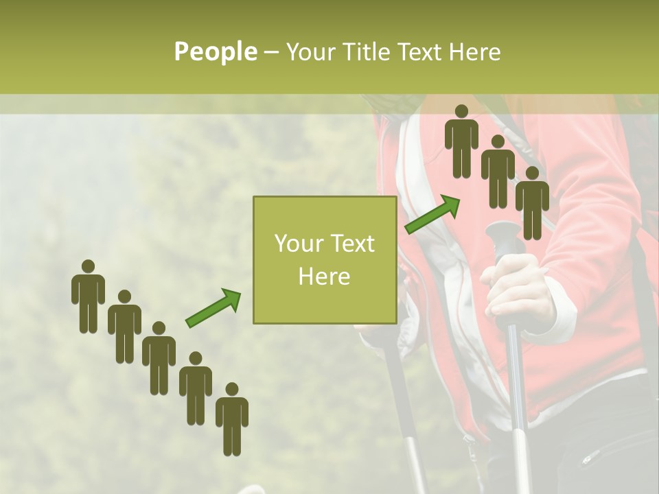 Hiking  Person PowerPoint Template